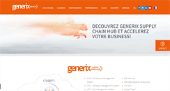 Desktop Screenshot of generixgroup.com