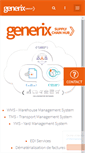 Mobile Screenshot of generixgroup.com